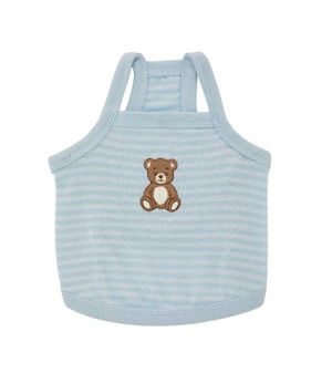 S.M.L/即納【Sallys】Roony bear top (Cloud Blue)