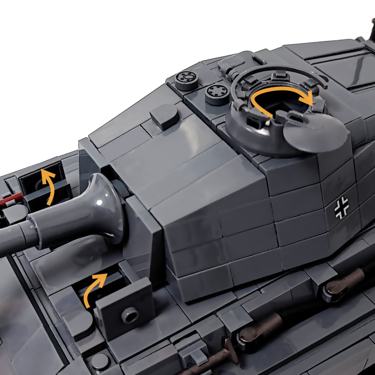 キングタイガー キングタイガー ヘンシェル 砲塔 w/フルインテリア (プラモデル