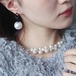 NECKLACE || 【通常商品】 BLOOMING PEARL NECKLACE WITH ZIRCONIA (SILVER) || 1 NECKLACE || SILVER || FAL029