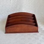 木製カードホルダー　レターラック　レタースタンド 19otf7