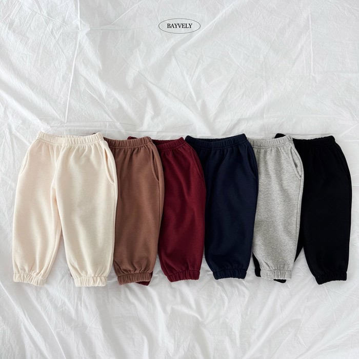 winter brushed fleece jogger pants【BAYVELY】※予約商品