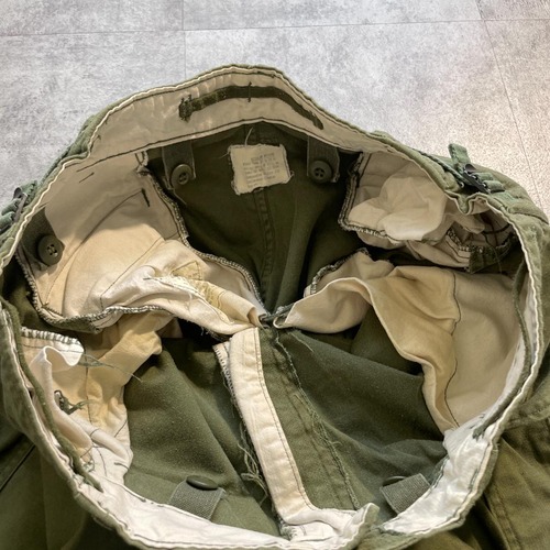 60s アメリカ軍実物 67年製造 M-65 フィールドパンツ R-M w35 詳細写真12