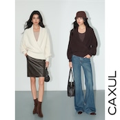 Shawl Collar Wrap Knit Top/2color