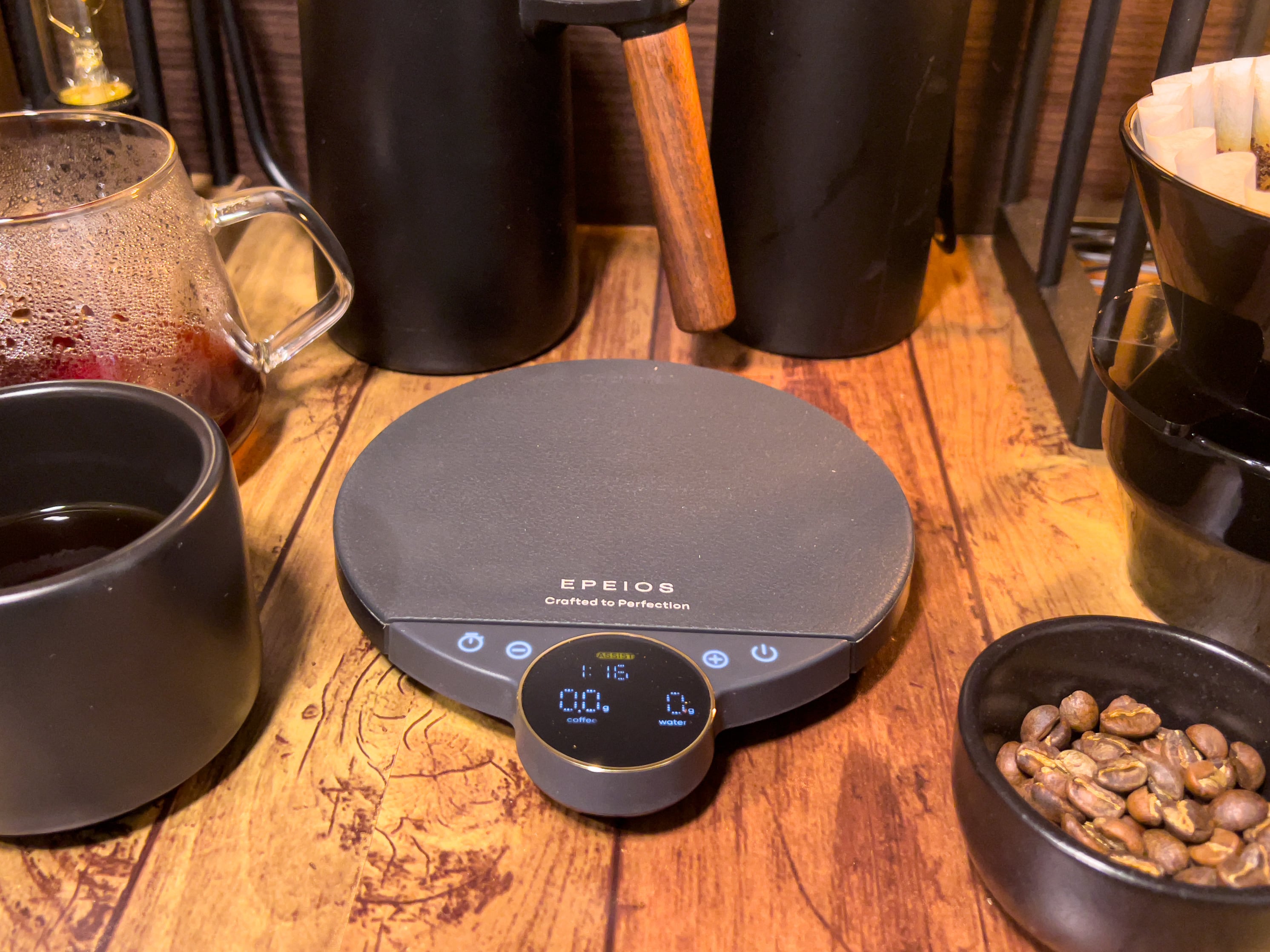 EPEIOS コーヒースケール Balance ブラック | COFFEE LAB KOMAMEYA