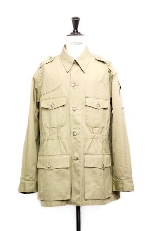 90's "Willis & Geiger" Bush Poplin Hemingway Jacket