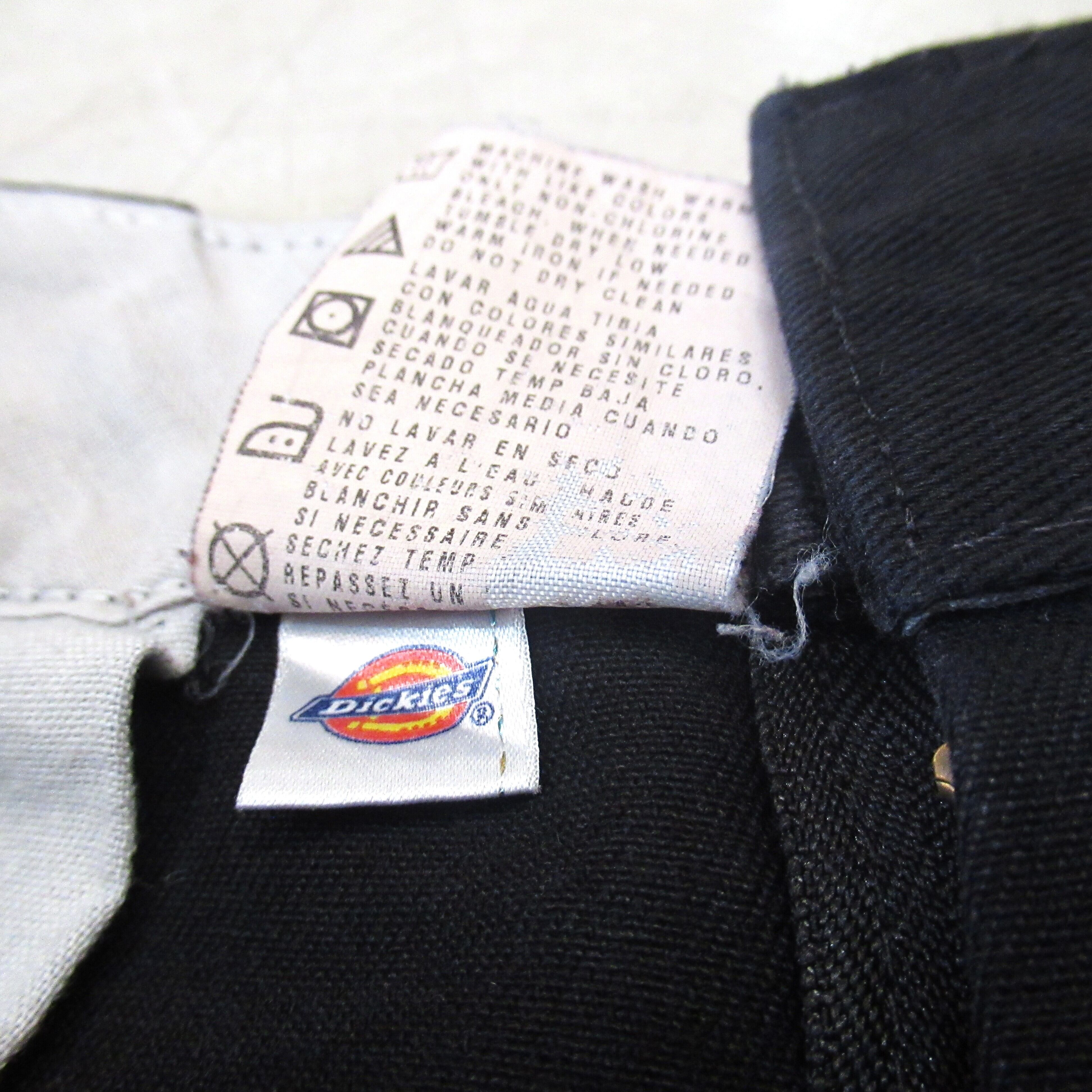 90S Dickies 874 Black Work Pants Made In Canada【W32 L32（実寸W32