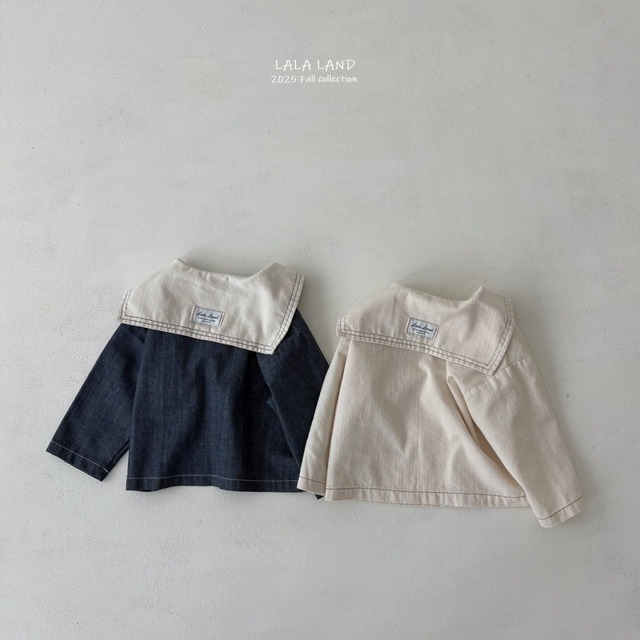 即納  Stitch Sera Denim Shirt [ LALALAND ]