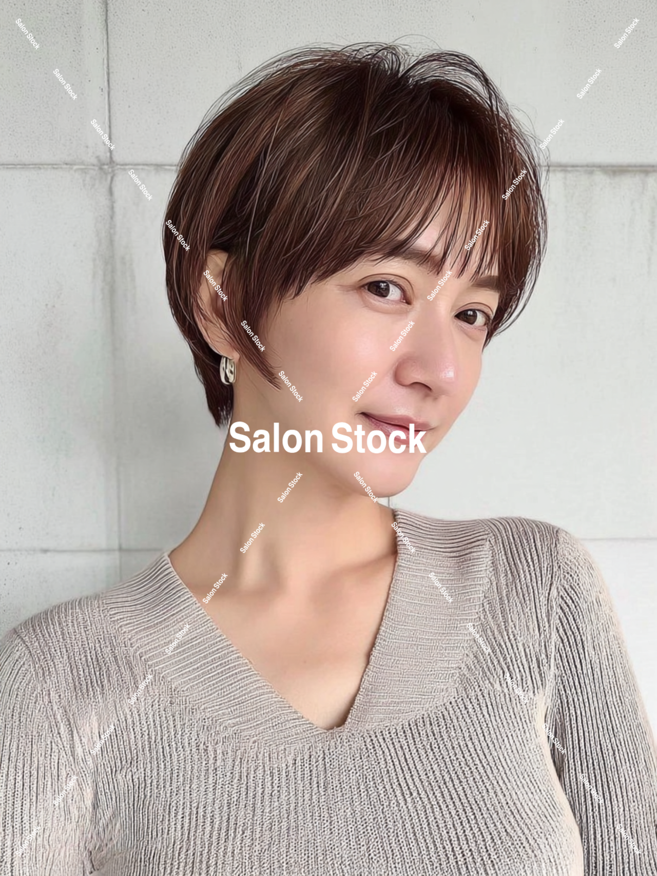 【レディース】丸みショート