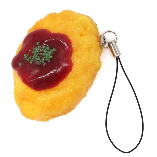 食べちゃいそうな オムレツ 食品サンプル キーホルダー ストラップ マグネット