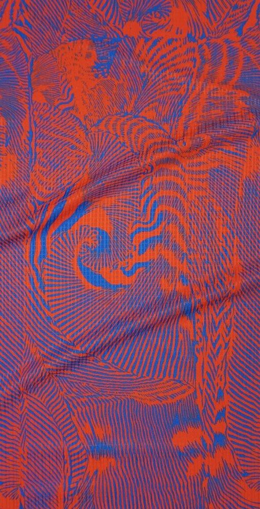 受注商品】Rumi Rockキモノ「ねじり縞」レッドブルー [A1577] | Rumi