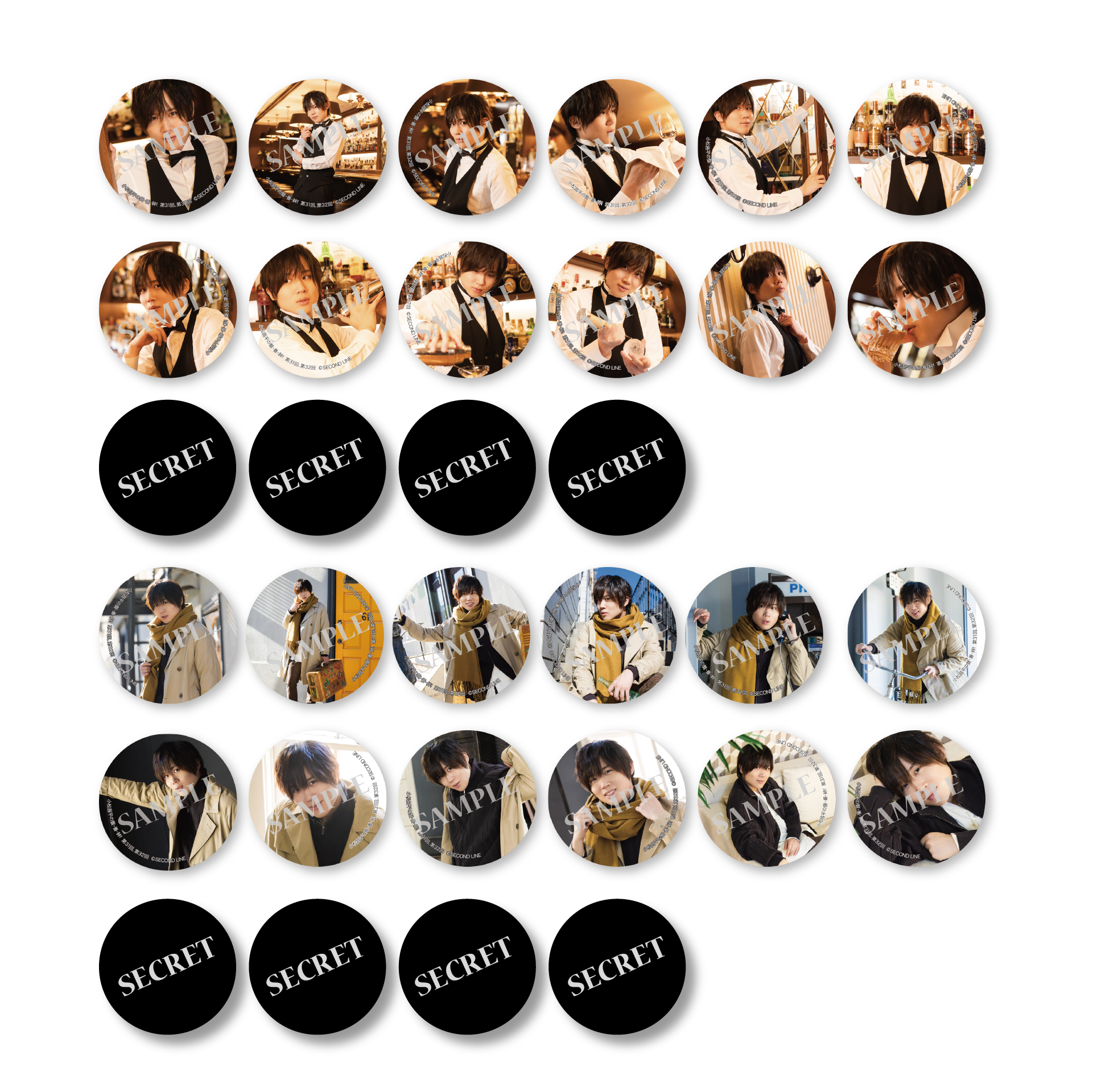 小松昌平 缶バッジ70点セット