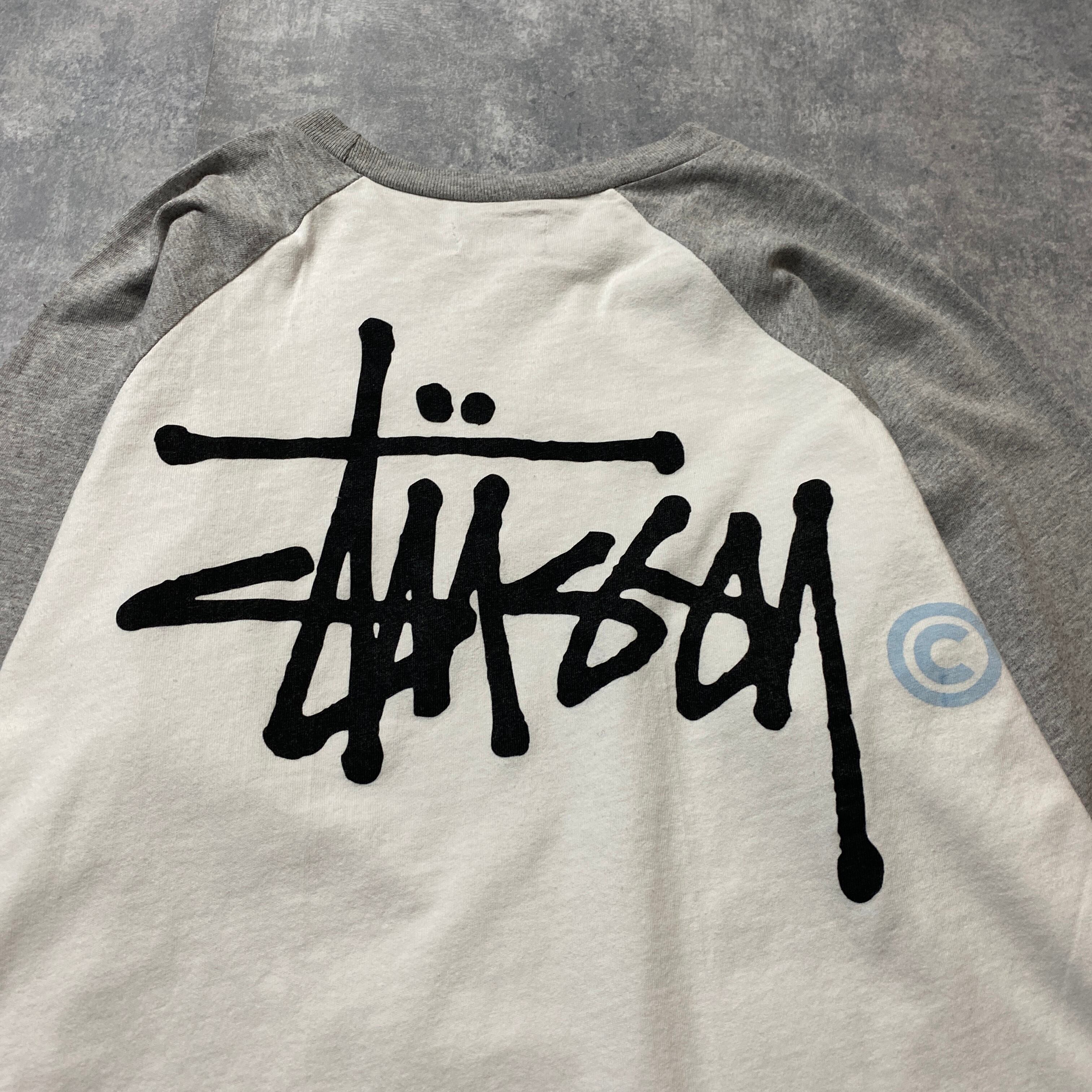 USA製】00's stussy ステューシー ショーンフォト バックプリント 七分