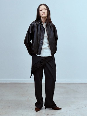 【26AW】THINGS THAT MATTER シングスザットマター / アウター / FAUX LEATHER BALLOON BLOUSON　0586TM0608P
