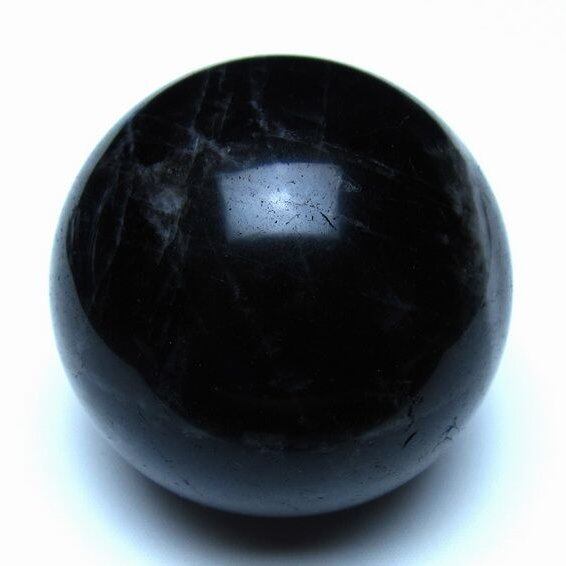 モリオン 黒水晶 丸玉 59mm 一点物 151-9447