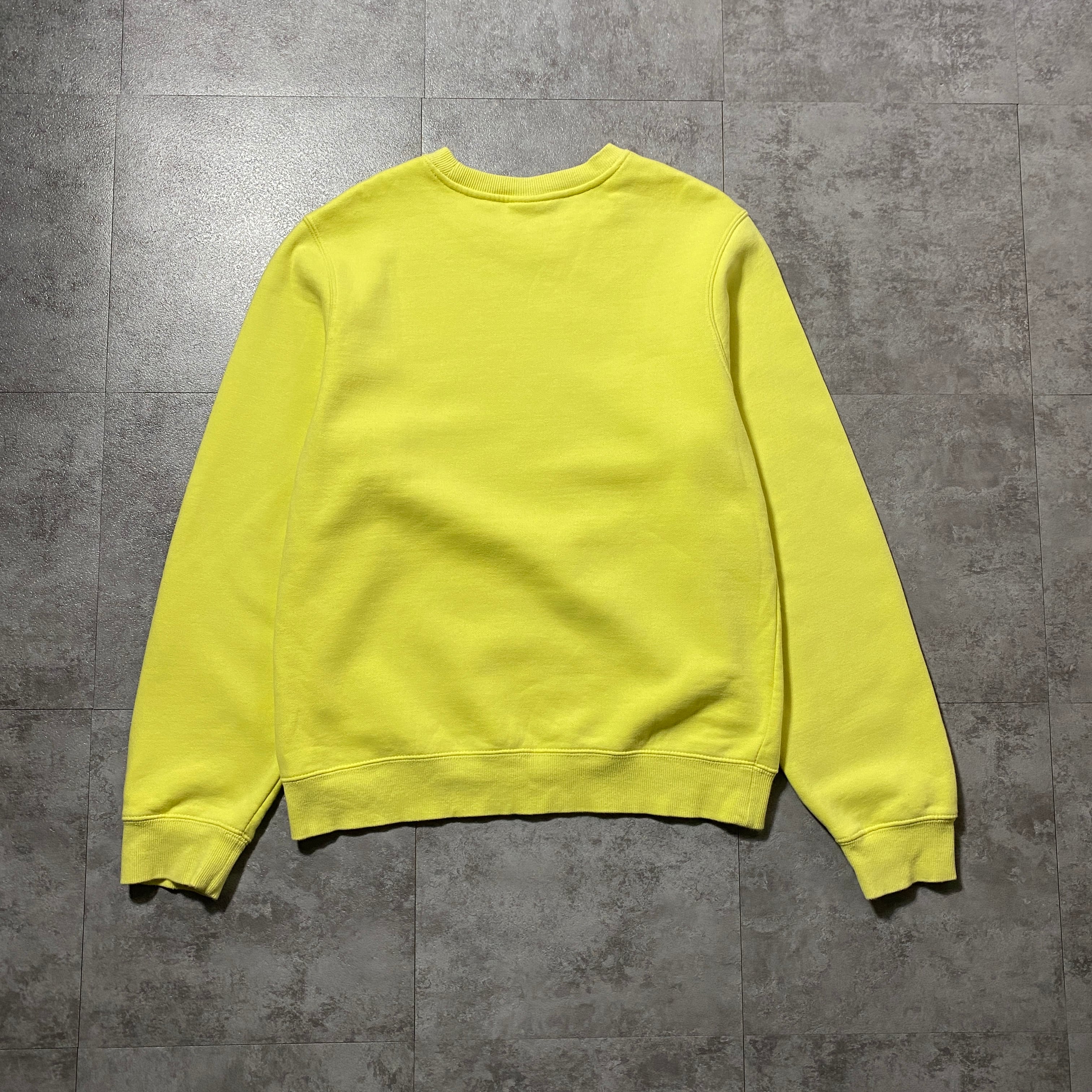 stussy ステューシー ストックロゴ センタープリント イエロー stussy ステューシー ストックロゴ センタープリント イエロー