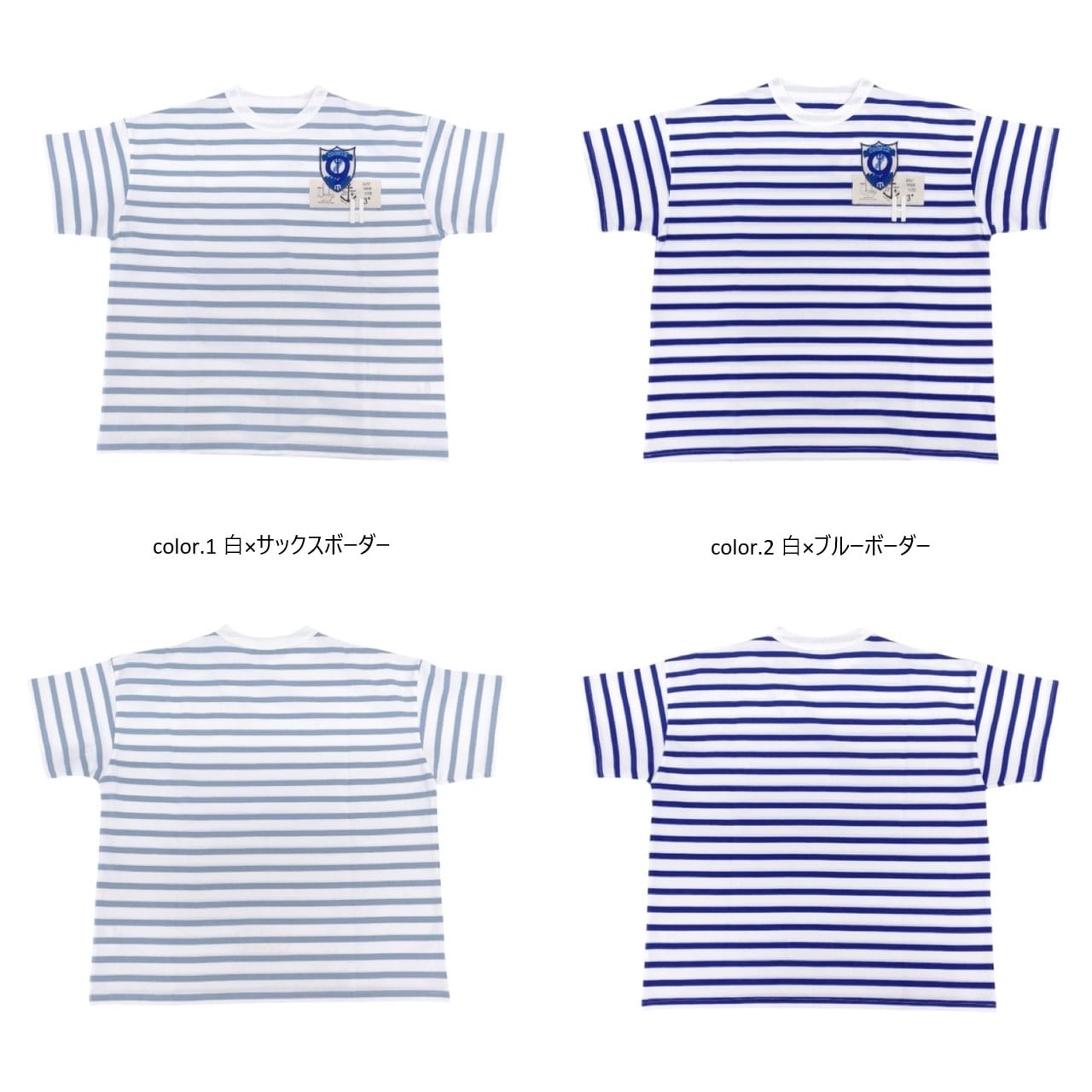 快晴堂】ワッペンペタペタ半袖Tシャツ / 62C-50 | syozikiya online shop