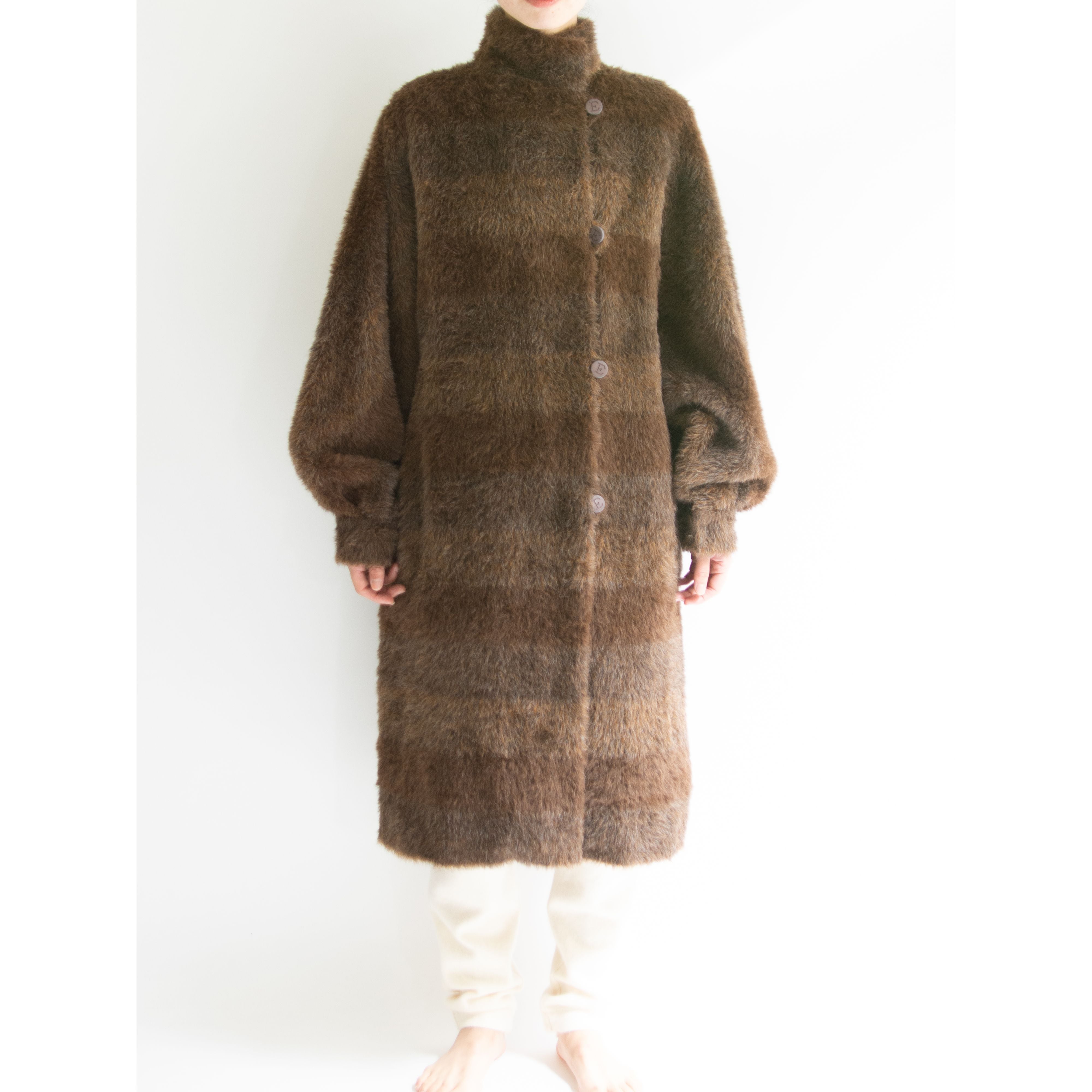 AGNONA】Made in Italy Alpaca Shaggy Coat（アニオナ イタリア製