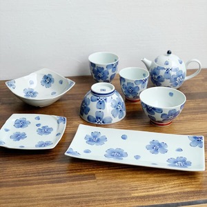 有田焼　波佐見焼　湯呑　花だより　（大・小）