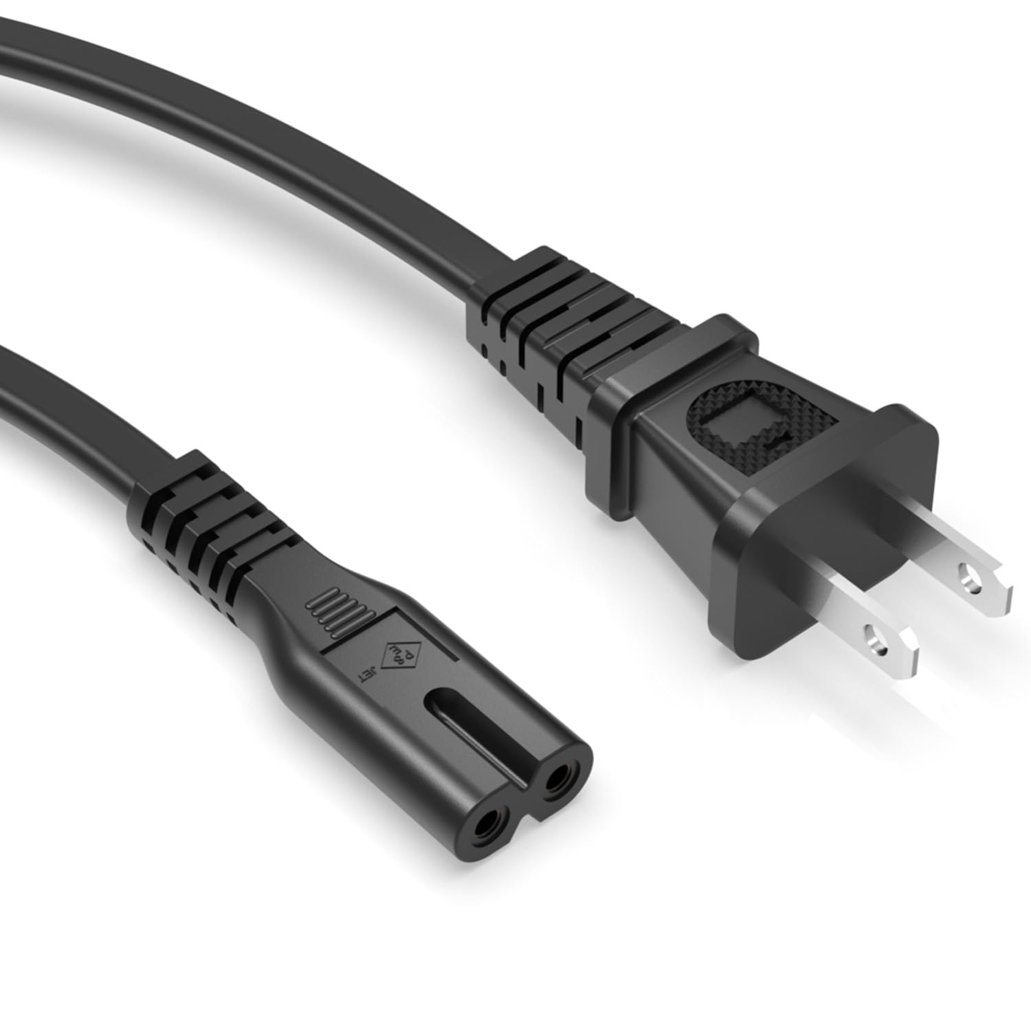 【在庫処分】【PSE認証済み】家庭用ミシン 電源コード 1.2m|対応 ブラザー/Brother,ジャノメ/Janome,ジャガー/JAGUAR,シンガー/Singerなどのミシン 電源ケーブル|汎用 8字型(メガネ型)コネクタ|耐久・柔軟ケーブル|代替電源線
