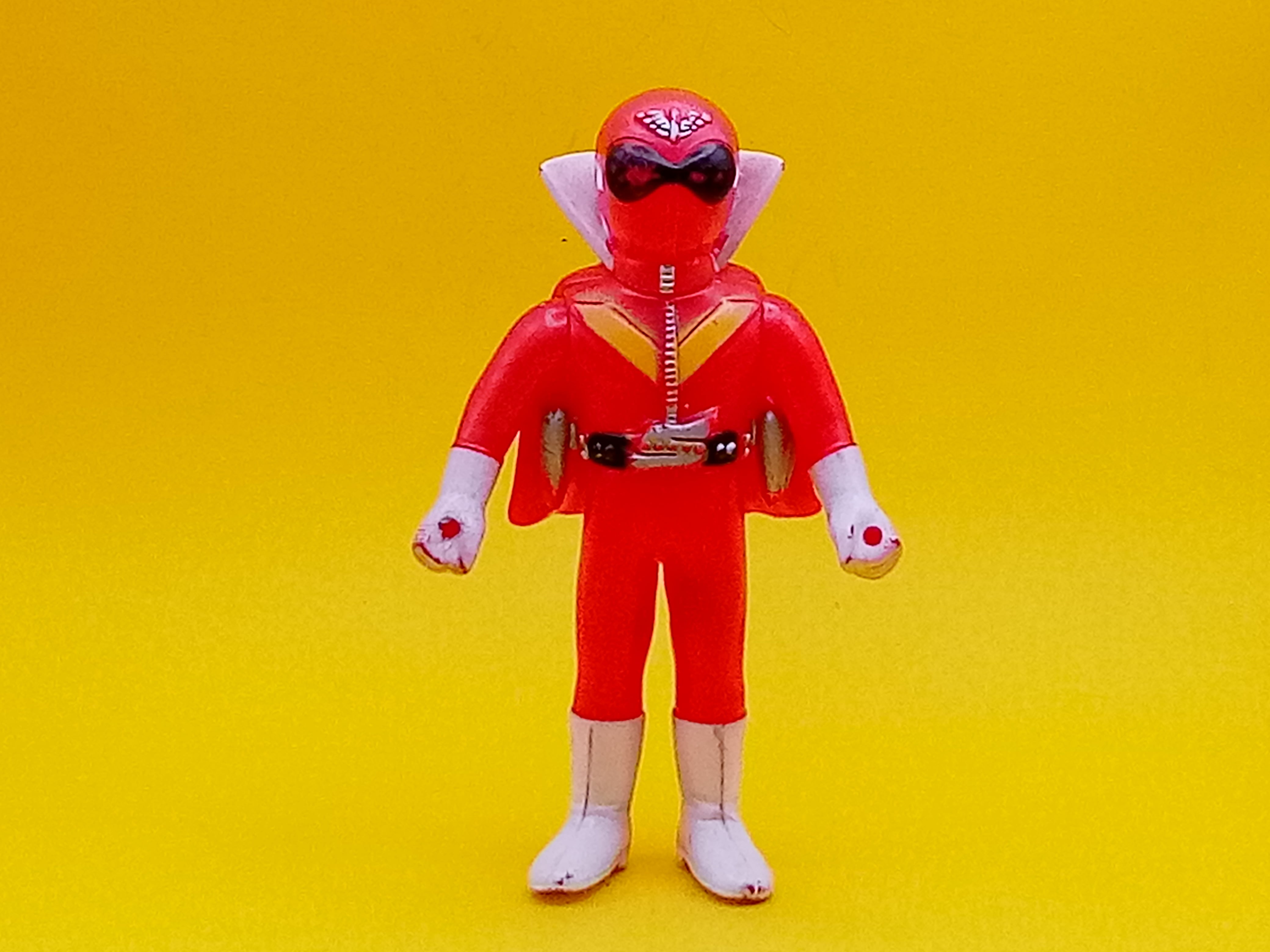 ☆ゴレンジャー モモレンジャー ソフビ ポピー☆ すご