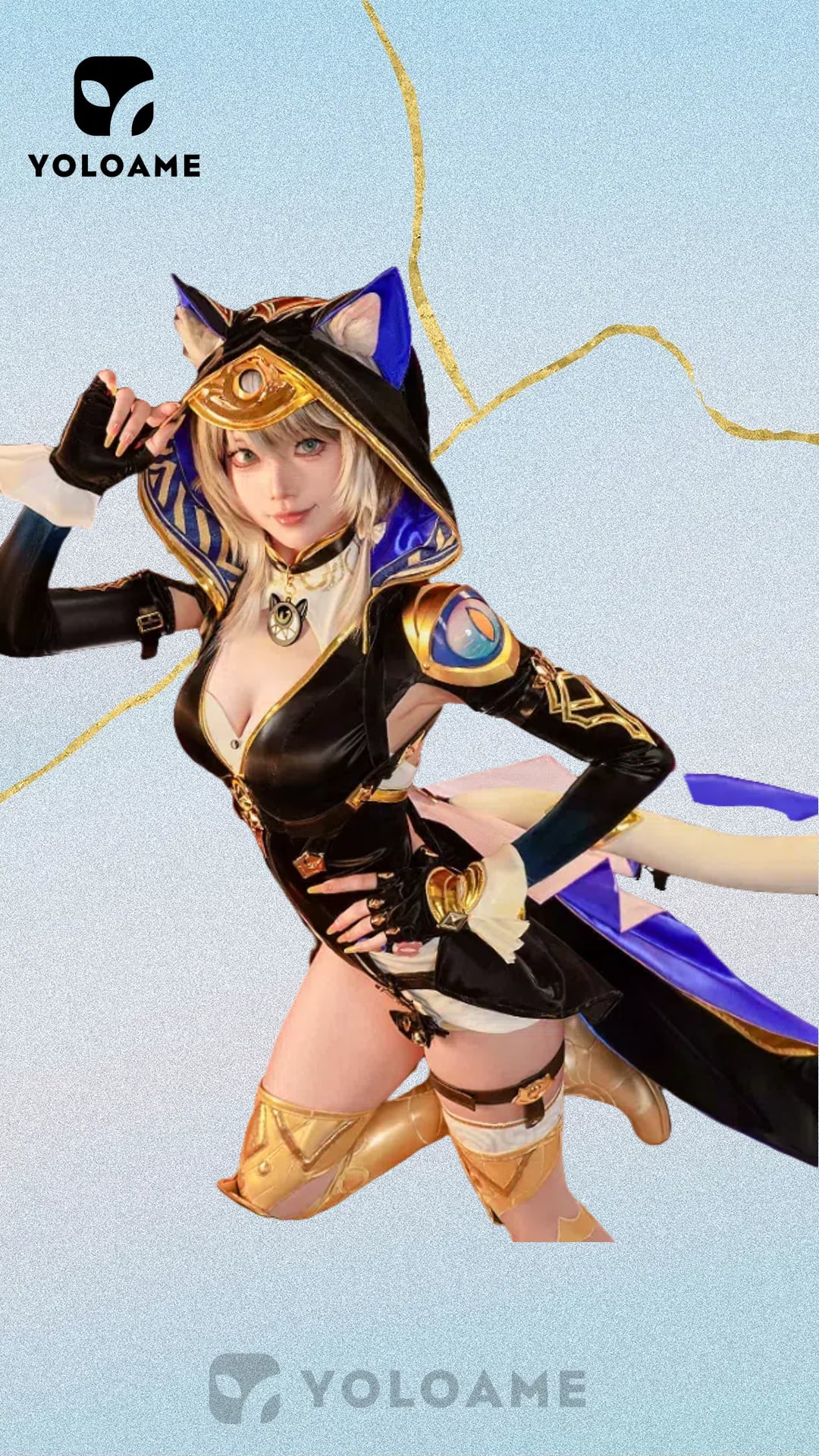 三分妄想 崩壊スターレイル サフェル コスプレ衣装 猫 | YOLOAME公式