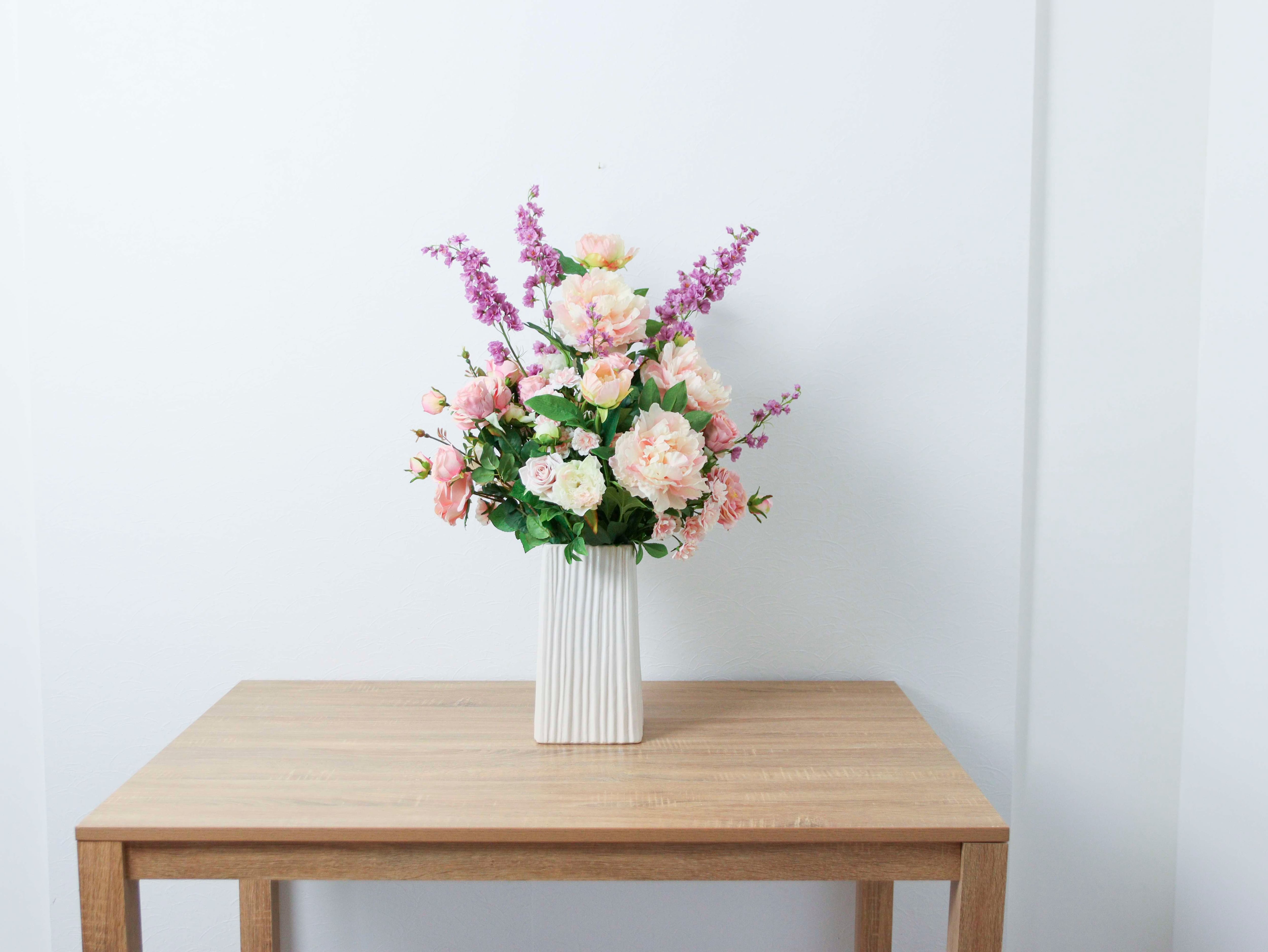 【フラワーアレンジメント】フェミニンアレンジ-07