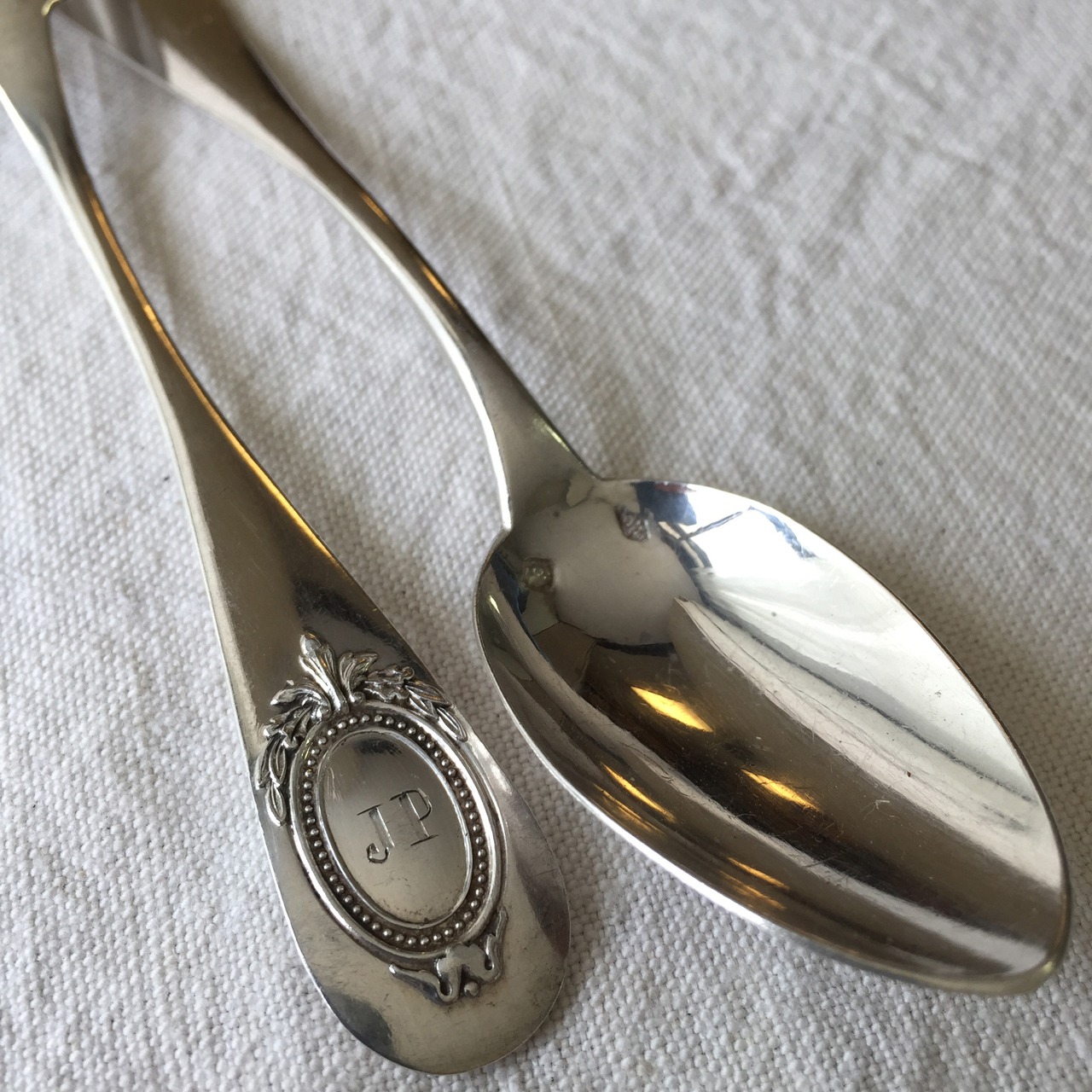 銀製　ティースプーン6本セット （ケース入り）　