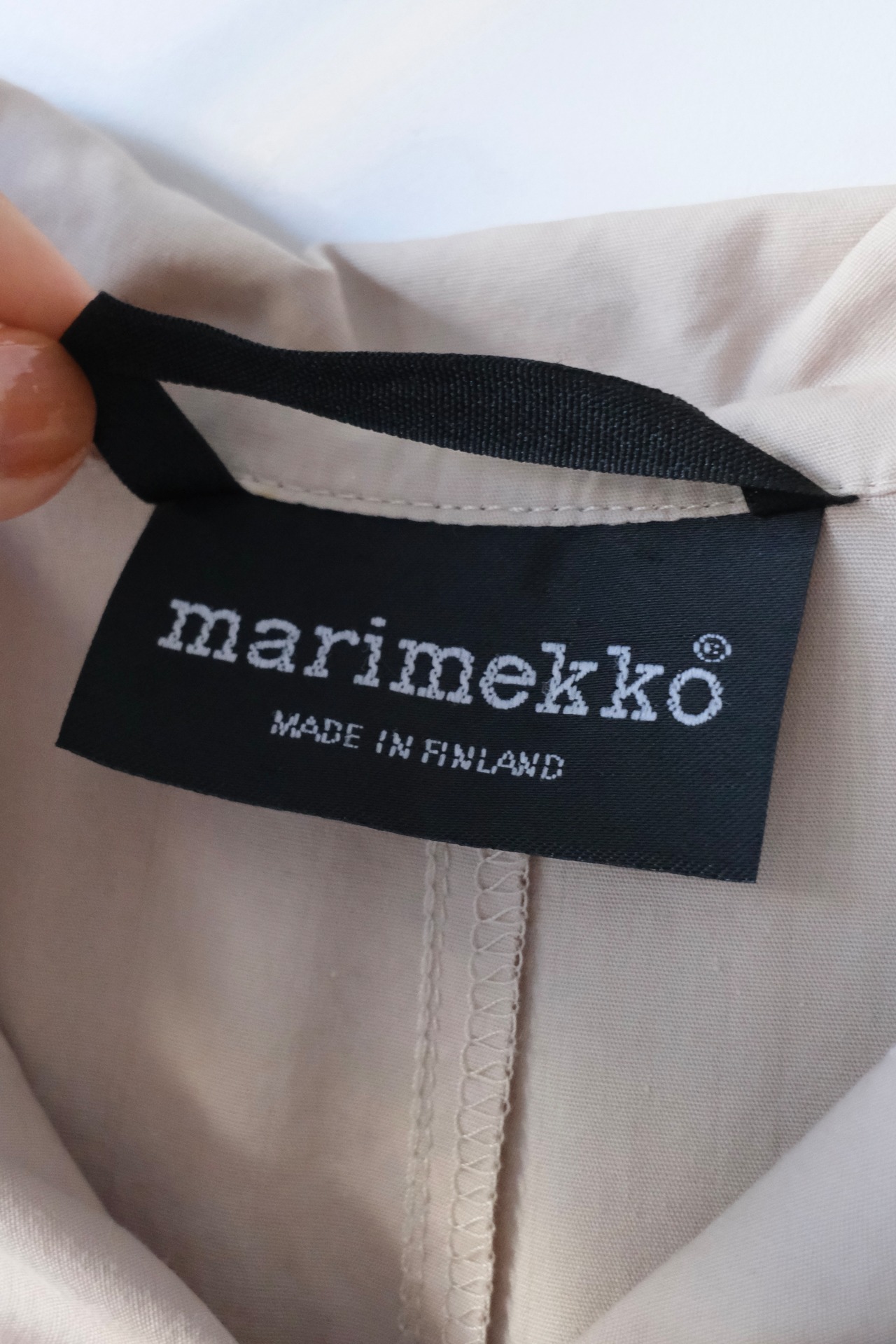Marimekko batwing sailor coat