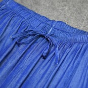 drape silhouette gloss wide cargo pants