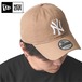 NEW ERA ニューエラ 9TWENTY キャップ ヤンキース カーキ × ホワイト メンズ レディース ユニセックス MLB 帽子 調整可能 定番 人気 14525113