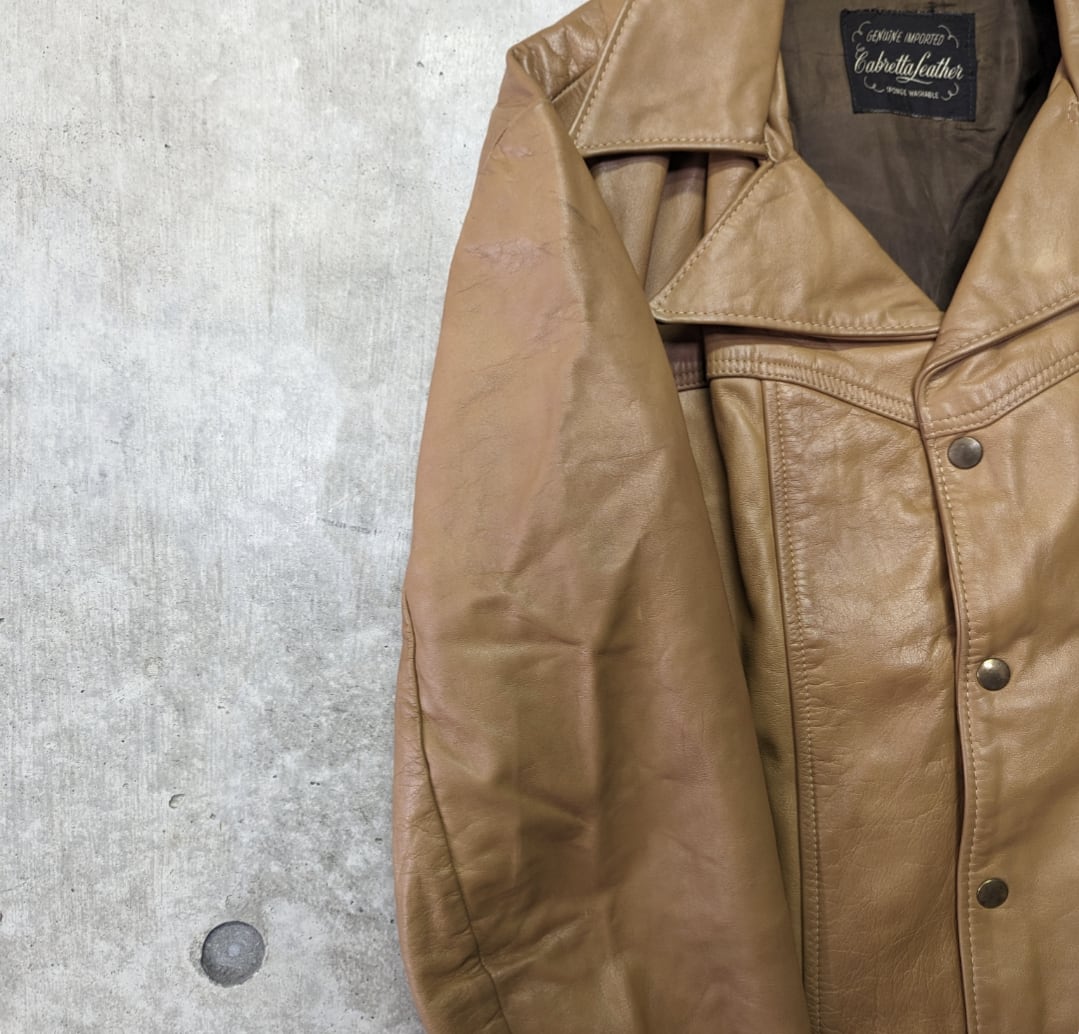 70s〜 riders type leather jaket 小岩店 | What'z up