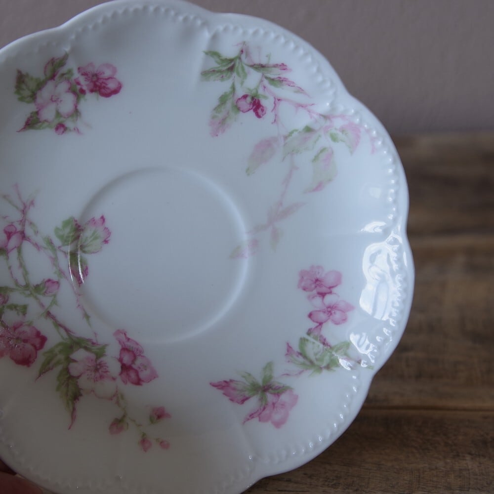 リモージュ アビランド Limoges Haviland ピンク 桜 花柄 ティー リモージュ アビランド Limoges Haviland ピンク 桜 花柄 ティー