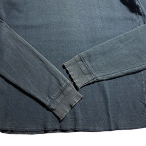 RRL indigo cotton jersey henry neck tee