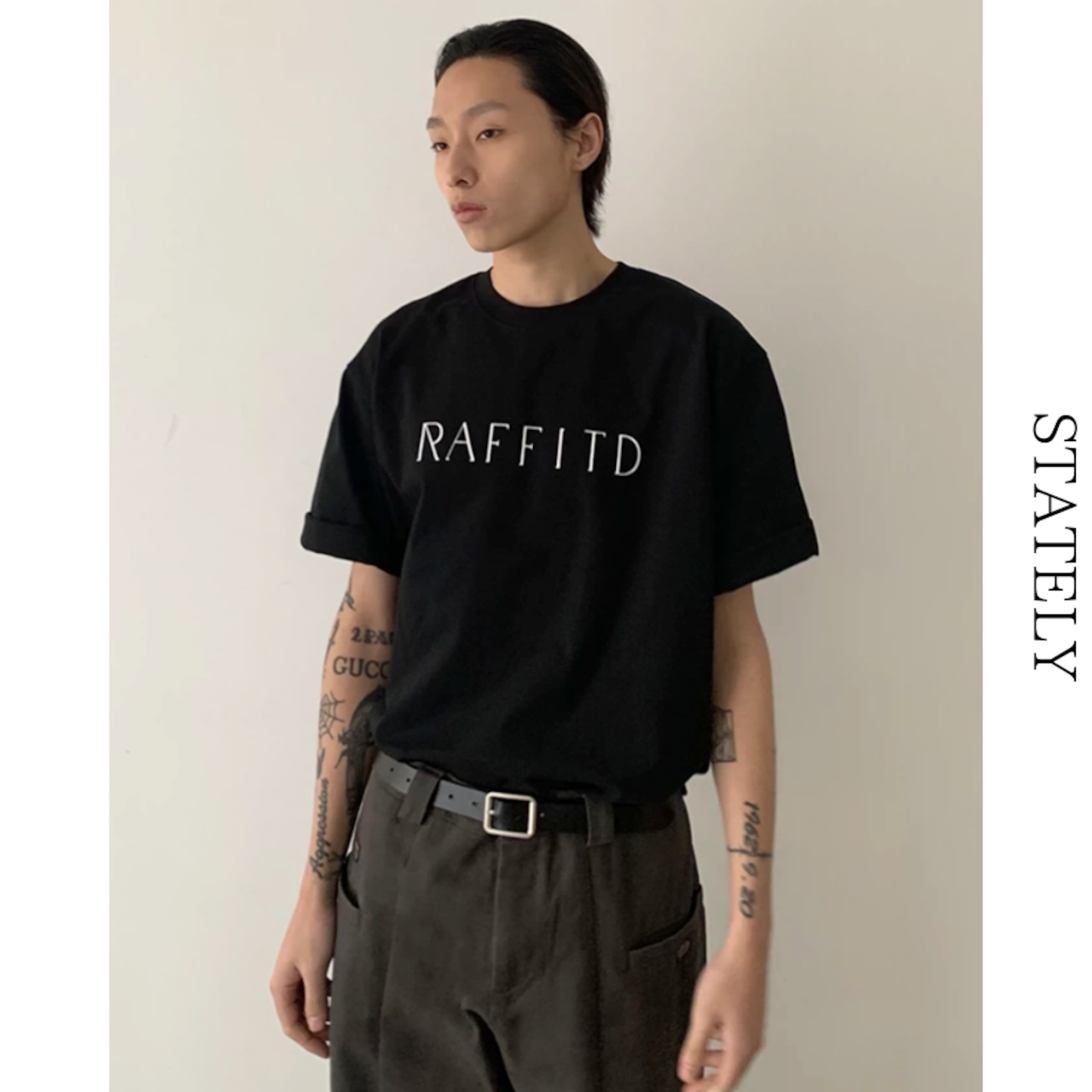 RAFFITD Logo Tee/3color_T133・画像4