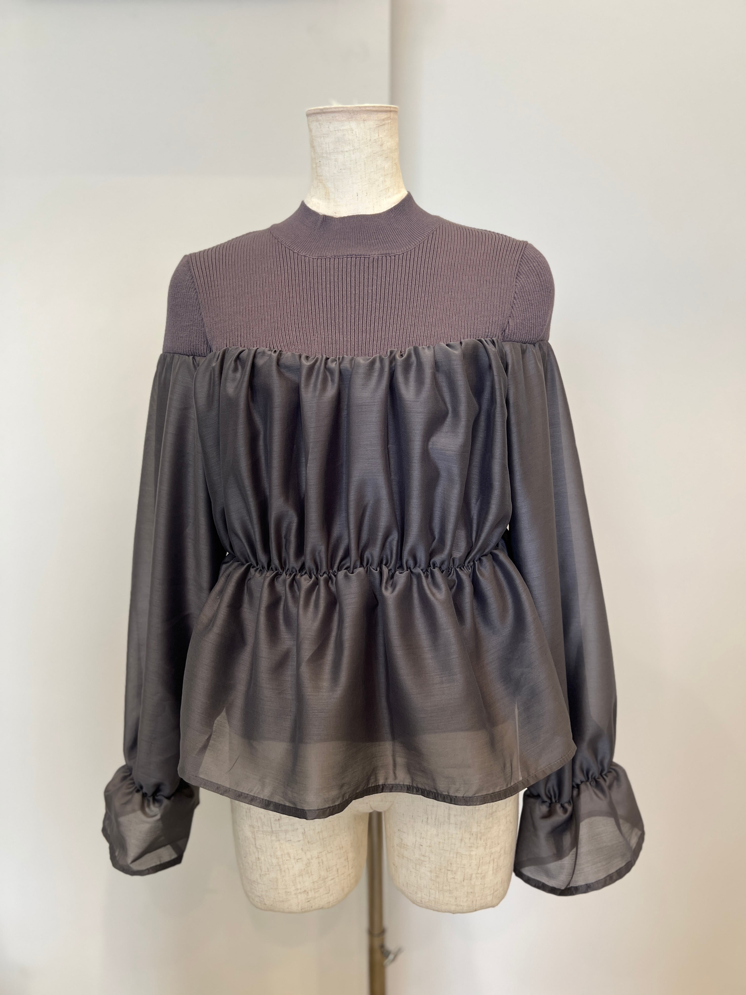 【DONA MARIE】オフショル風ドッキングニット 145012