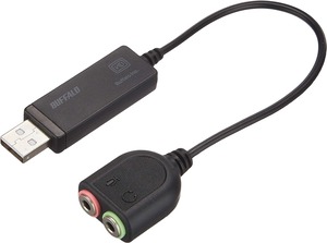 BUFFALO オンライン配信音声USBオーディオアダプター　