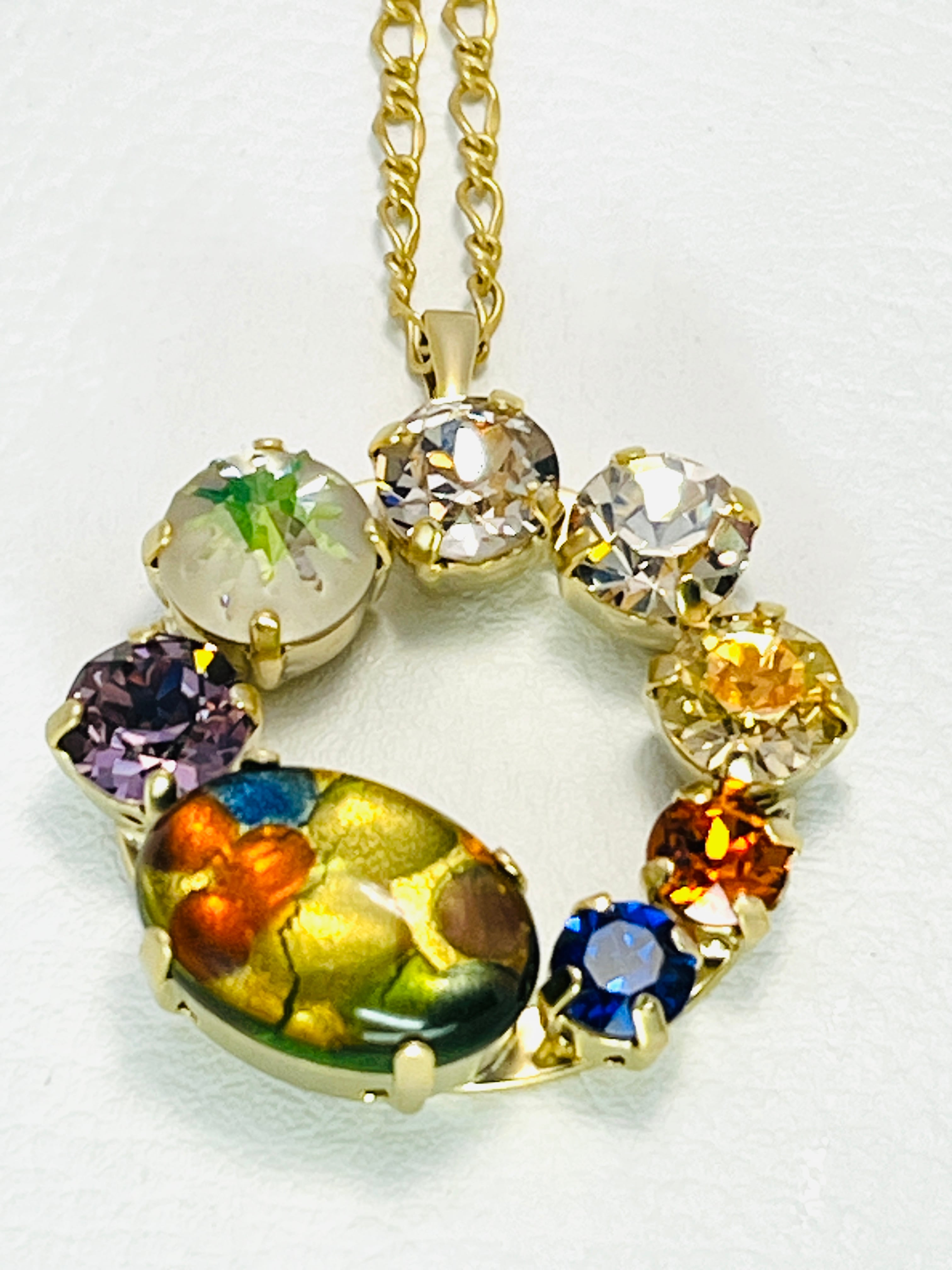 アンティークサフィレットのオーバルネックレス | 箱庭エデン BASE店