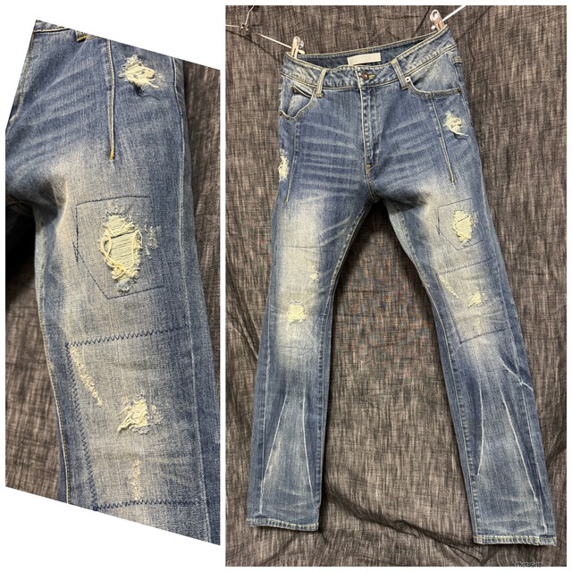 定価61560円 Dsquared2 ブリーチ ケミカル デニム スリム 42 | Men