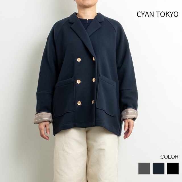 【CYAN TOKYO／シアン トーキョー】マイクロフリースWジャケット