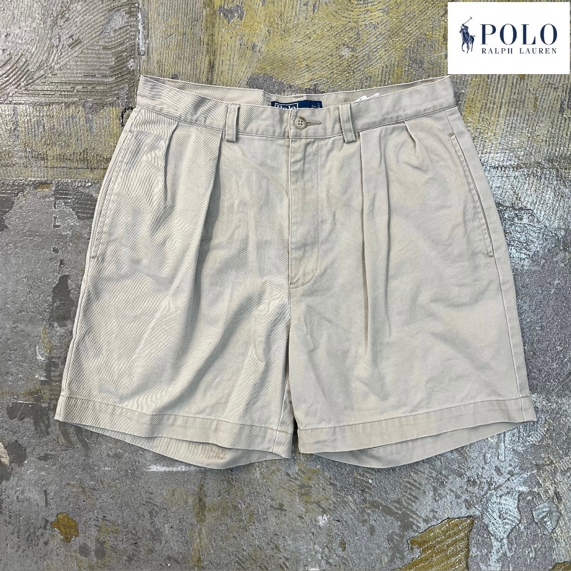 USA製 RALPH LAUREN ラルフローレン 2タックチノショーツ Polo Ralph Laurenポロラルフローレン 2タック チノショーツ