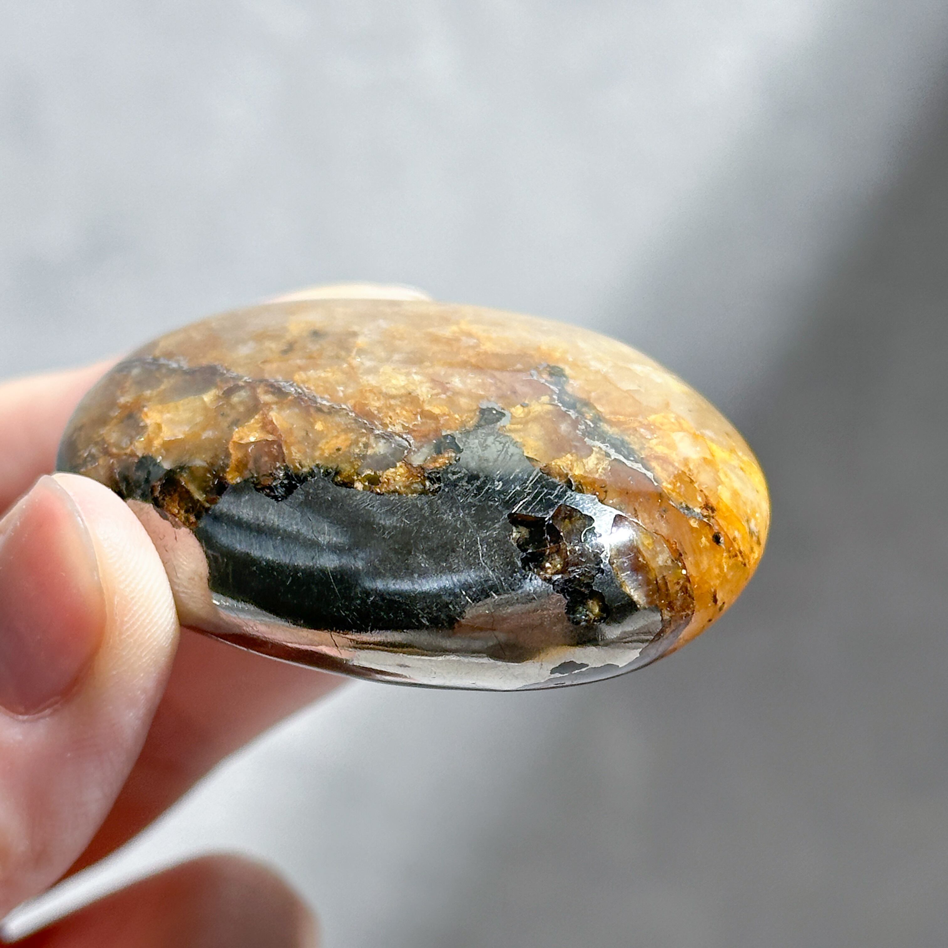パイライト with クォーツ パーム32◇Pyrite with Quartz◇天然石