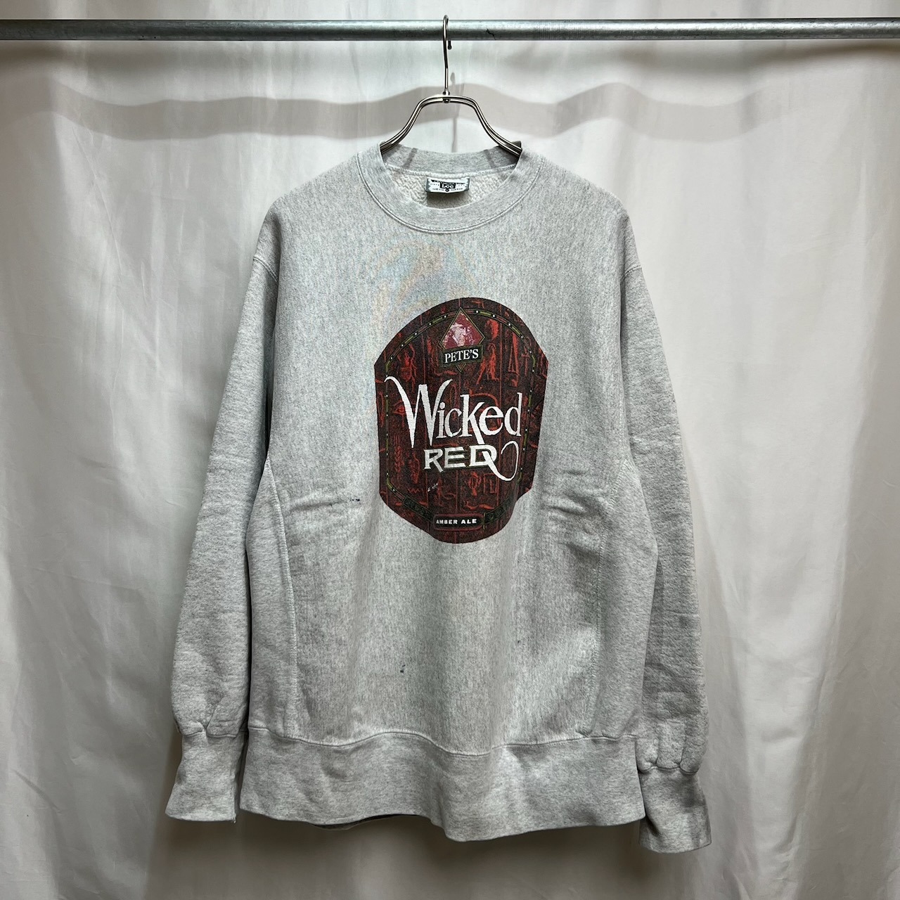 90s USA Lee CROSS GRAIN ビール リバースウィーブ仕様 スウェット トレーナー XL