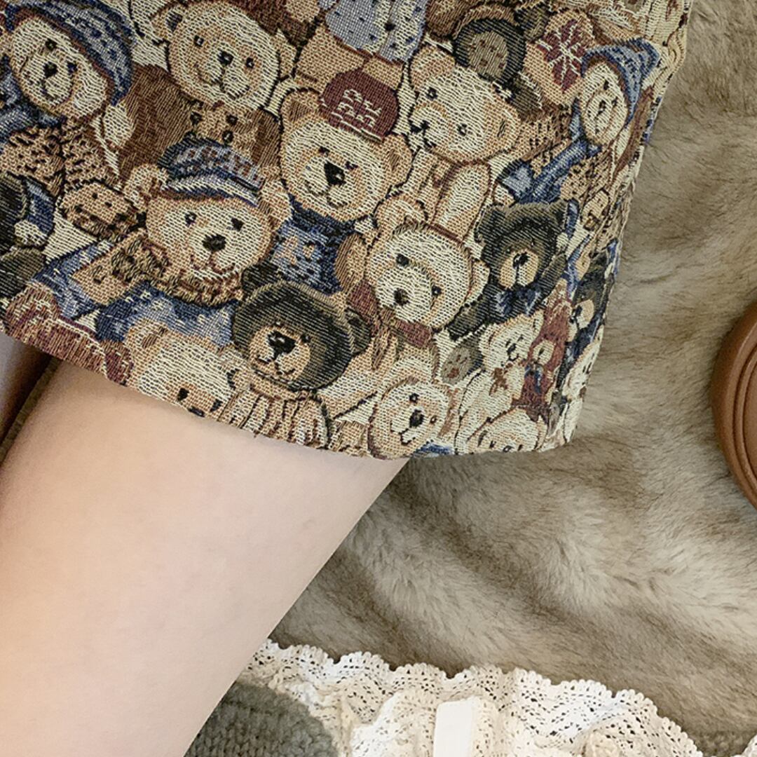 ジャガードテディベアスカート LK584 | Like a