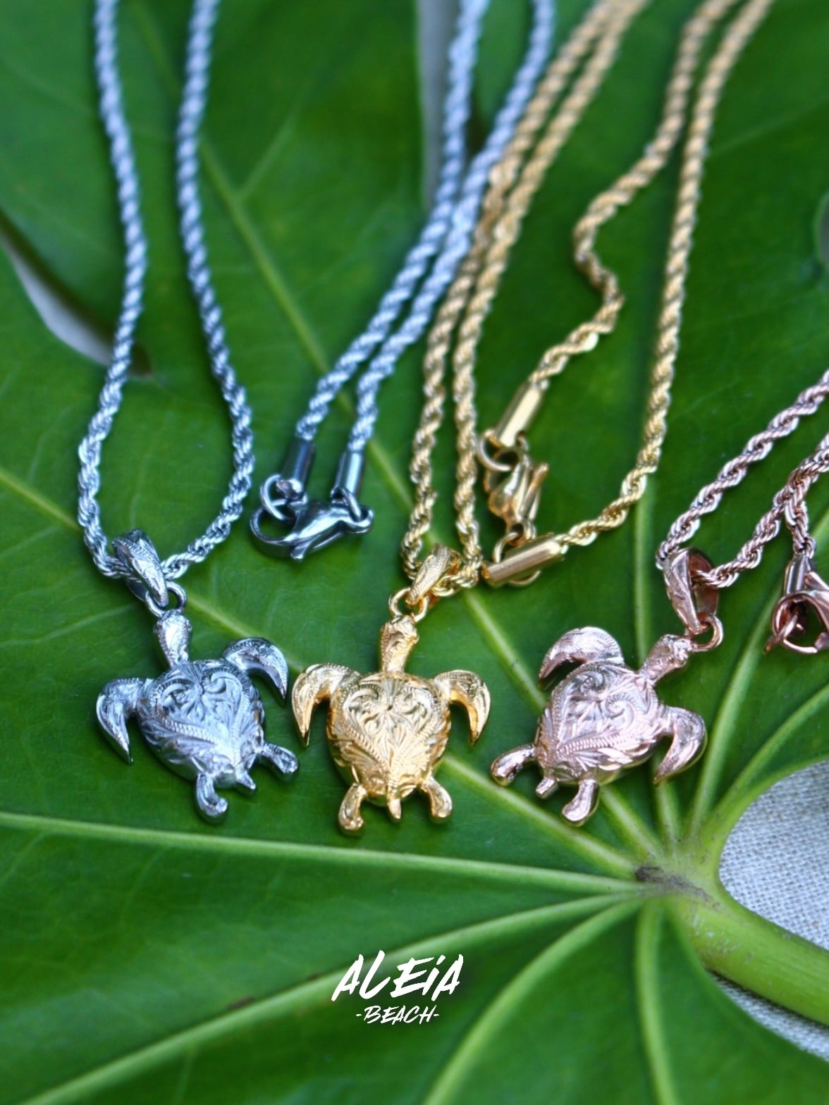 Honu necklace [316L] ハワイアンジュエリー | ALEIA【Hawaiian