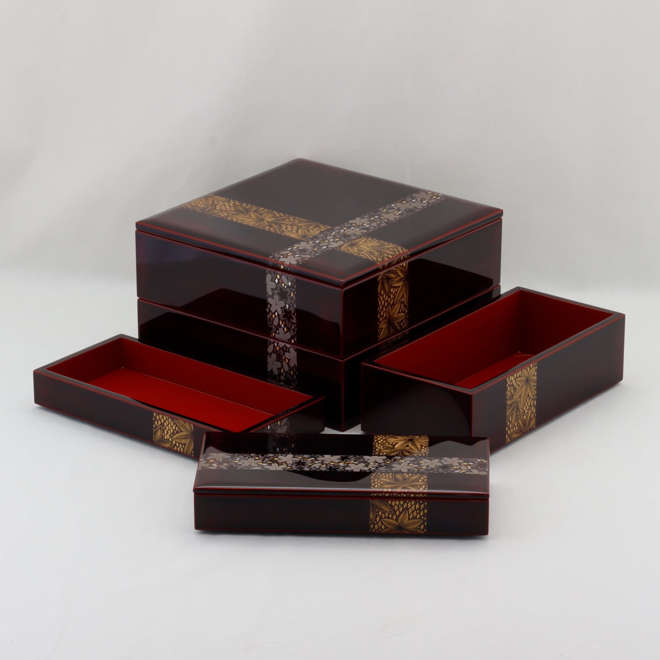 1203 輪島塗／組重／帯春秋沈金 | 輪島塗 加藤漆器店 公式オンライン