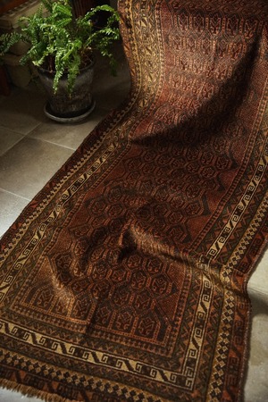 1179-Vintage Dokhtare qazi Baluch rug