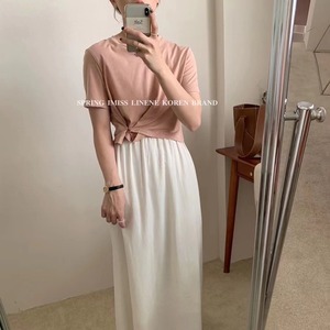 2wayシンプルTシャツ　AJ2205-655