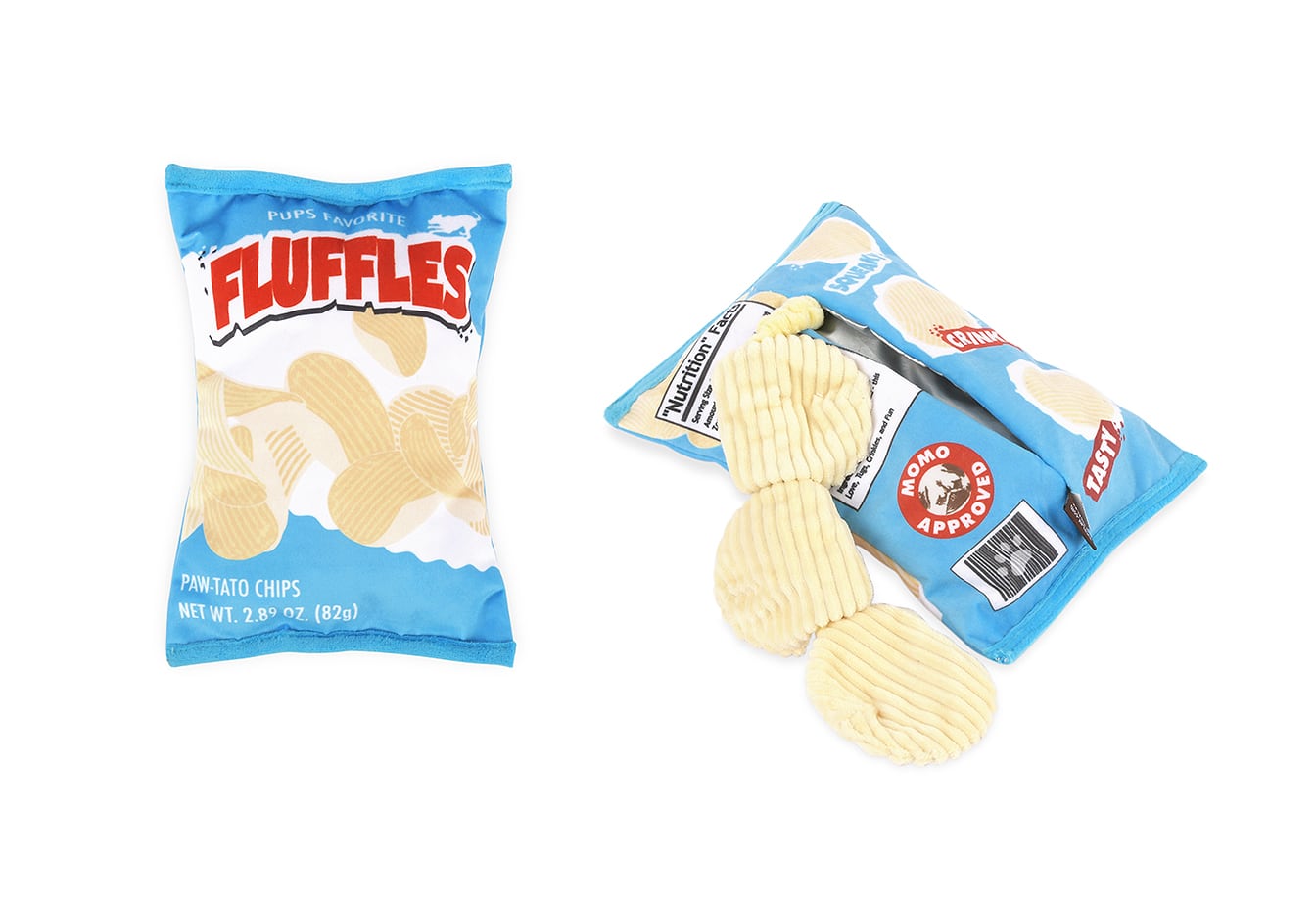 ポテトチップス P L A Y スナックアタックシリーズ 犬用おもちゃ Potato Chips Dog Toy P L A Y Snack Attack Series Sirius Essentials