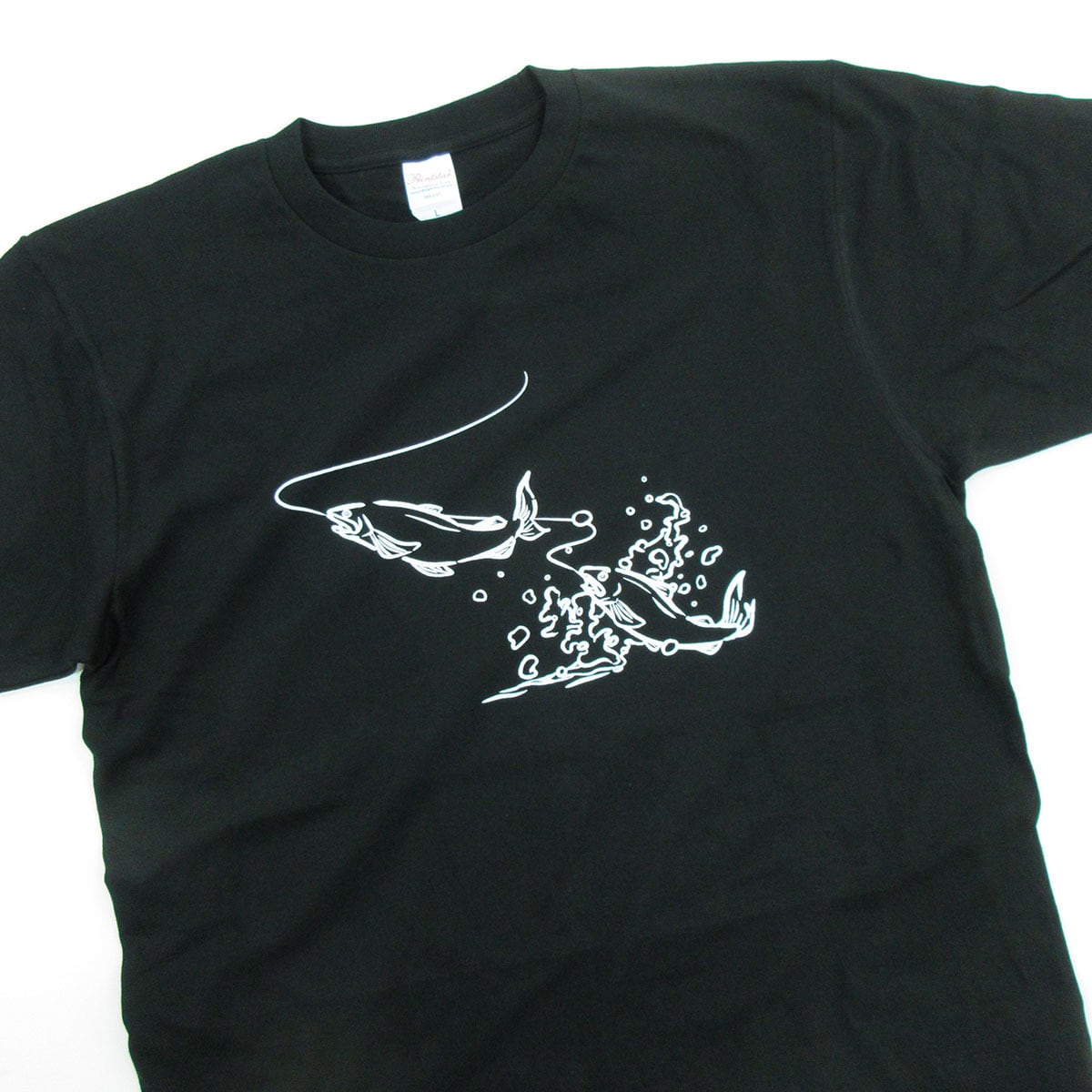 選べるデザイン 鮎 友釣り 線画 アユ Tシャツ rf23 半袖・長袖 渓流釣り フィッシング 釣り好き 釣り人 誕生日 父の日 敬老の日 ギフト プレゼント