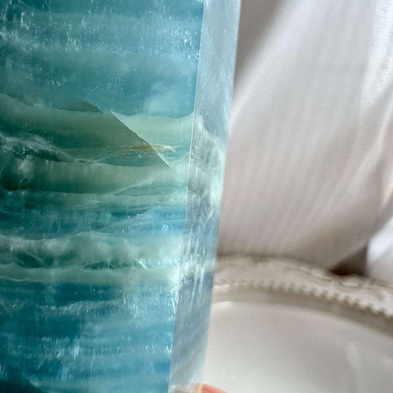 ブルーオニキスタワー0607*天然石ポイント*天然石インテリア*置き物